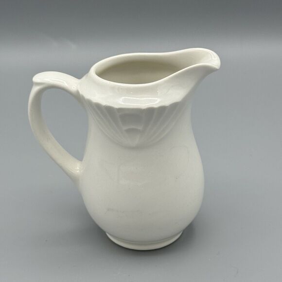 Vtg Dudson Duraline White Creamer Stoke-on-Trent England Finest Virtrified 4034 - Picture 3 of 7